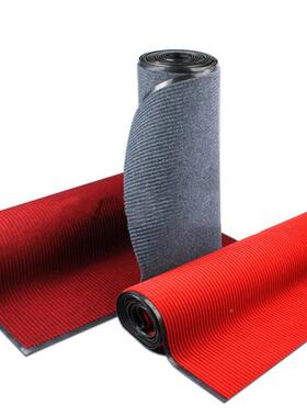 W7BZ水整卷进门厅商用室外过道条防尘滑地垫长纹条门垫吸迎宾F7M9