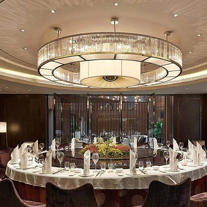 新中轻厅式吊客吊灯酒店包厢吊灯NK-HB000现代简约餐厅吊灯奢水灯