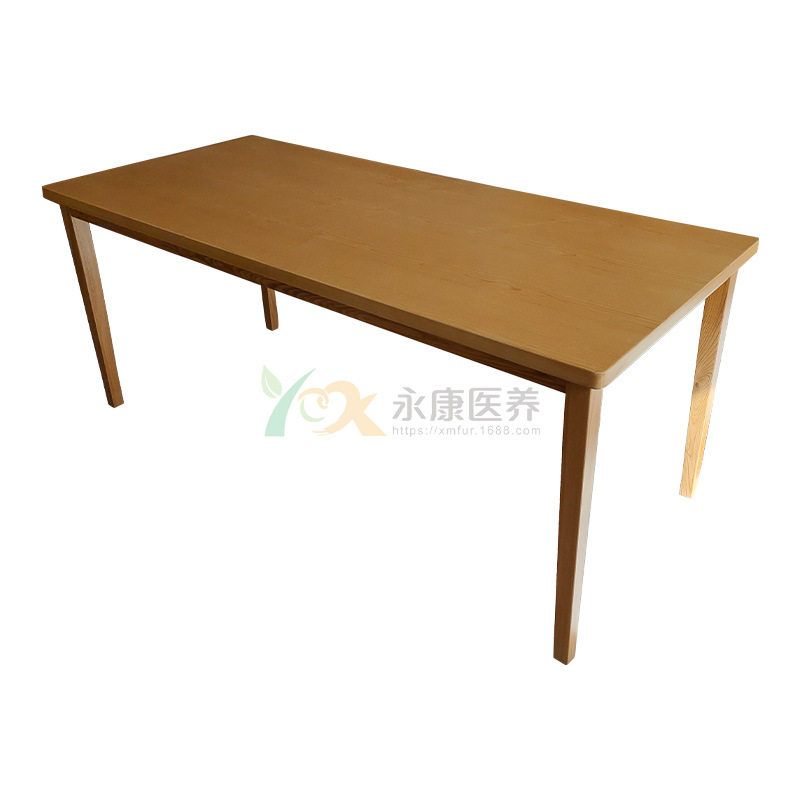 新款新中式阅览桌养老院家具全实木桌椅适老化绘画桌书法桌写字台