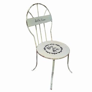 复花摆件铁艺凳子椅园子拍摄道具小型花架古微景小观道具YM23599