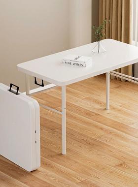 折叠桌型便携式夜市摆8BXi4szC摊学生书可桌小户吃饭桌子家餐用简