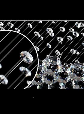 简约卧室客厅水晶意顶灯个吸性圆形餐厅书房吧台L499ED创吸顶灯