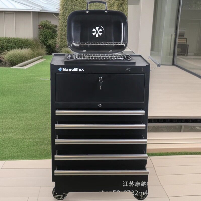 家商两用无烟大火力碳烤炉车
