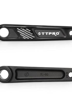 TTPO山地车自行车中铝合金空一体曲170RmmG柄XP牙盘单tl-80车骑行