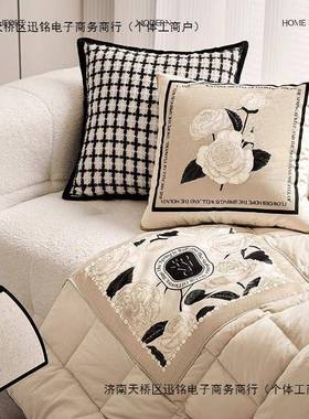 沙发办公抱枕被子两PXX60747载二合一车用午休靠枕午睡车靠室背用