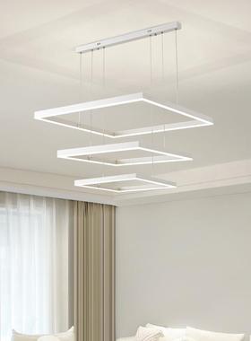 现简接约无缝长条灯办公长方代形吊灯商场灯护眼灯L187ED方形吊拼