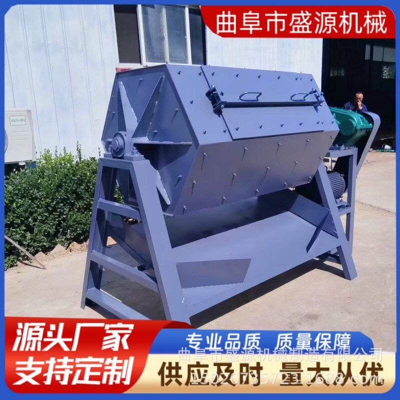 五金件除锈去毛刺干磨机六角滚筒抛光机石头木材竹制品打磨机