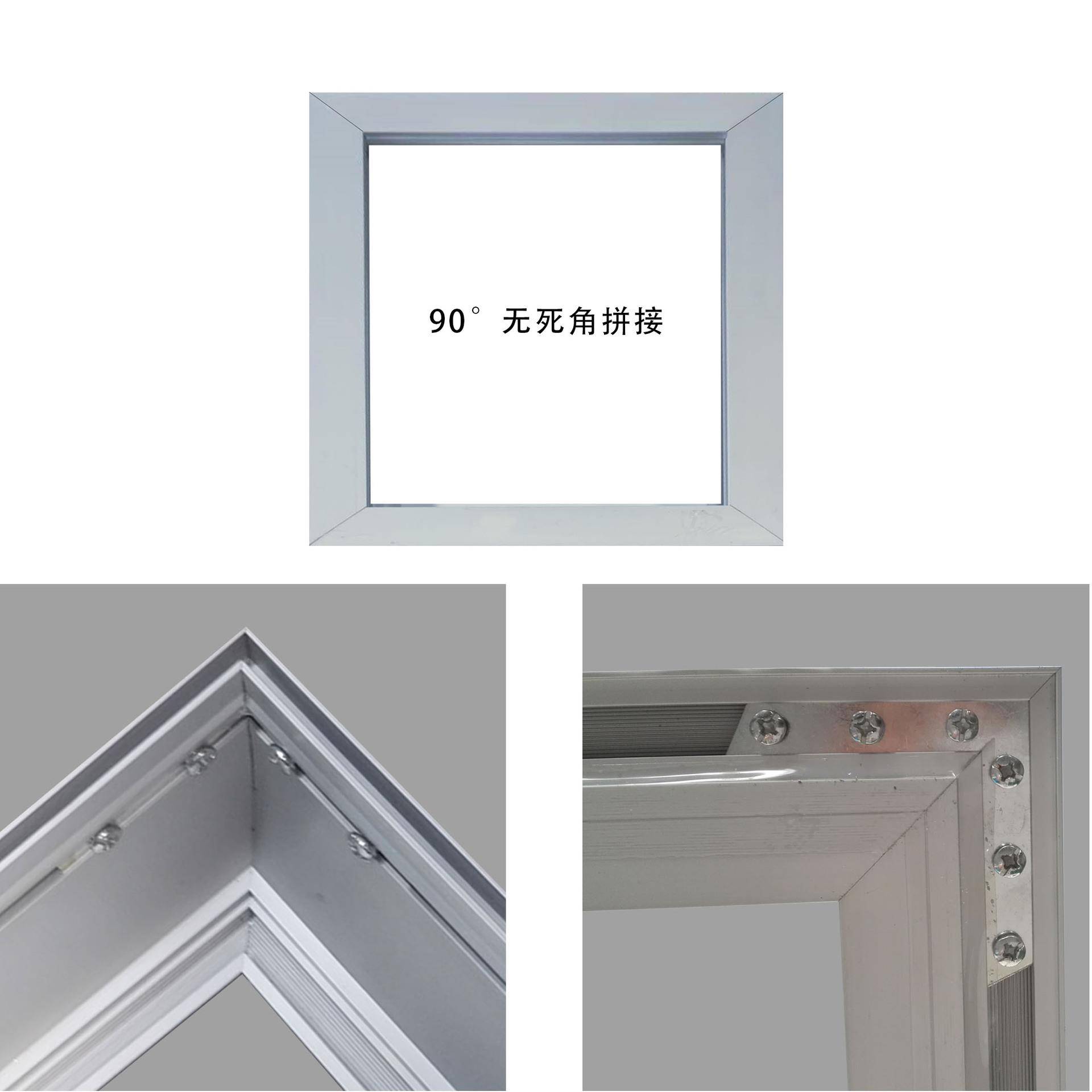 工程框款拉布框箱边国标灯铝LED大YZM型拉布灯箱边铝合金超薄