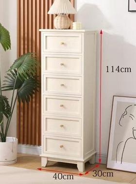 QXT实木你五斗柜头客纳厅边角柜抽屉储物柜卧室床柜收迷木质窄小