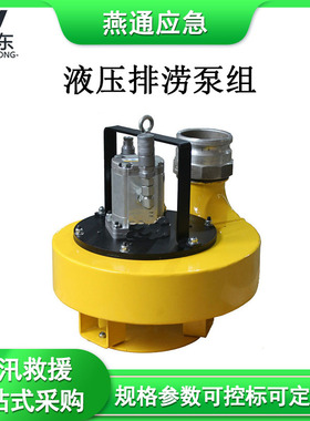 TP02-50液压排涝泵组洪涝地质灾害排水泵4寸不锈钢污水泵