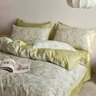 类长绒棉四件套全棉qds亲1.米床床单被套床笠床肤A上5用品拼角舒