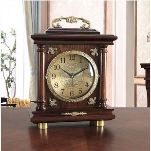 2024头新款摆坐钟钟钟客厅桌面钟时709钟中床式尚座钟静音时台式