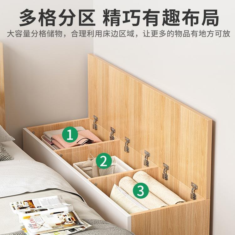 飘窗储物柜落地可B112AB坐式柜子卧柜室地柜家用阳台收纳柜置物榻