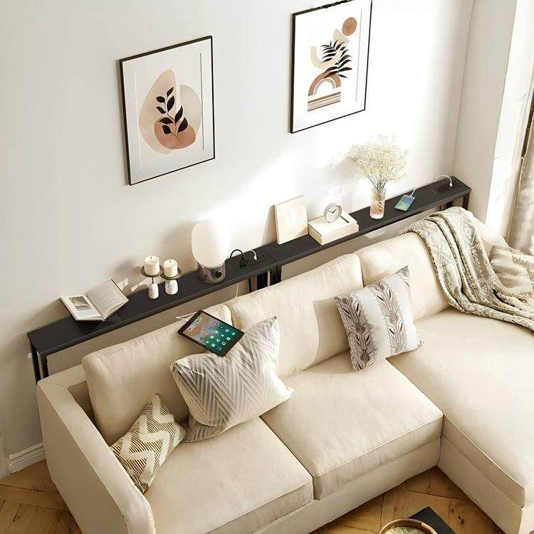 客靠厅沙发物后置架墙落地实木床头收HRA纳书架柜定作玄关架长条