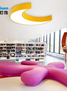 星月亮led星儿童吸顶灯女孩温馨房男间可卧室幼爱儿园教室61423灯