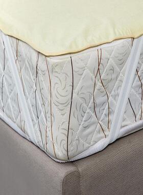 竹纤床防水防床单席梦思隔尿薄床维垫四角橡筋素色滑JBJ011笠款