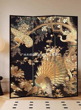 法复风玄古屏隔断客厅折叠式可移动办公室关卧室THZ遮挡折屏中古