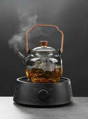 玻璃茶煮壶025新款家用电陶炉明火高F7776SJJ温2烧水壶蒸耐茶器泡