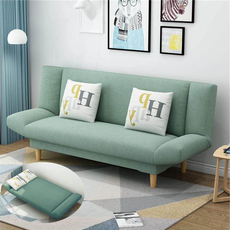 懒人布艺发租房客小户出厅型可折叠沙发床两用卧室公寓沙简见描述