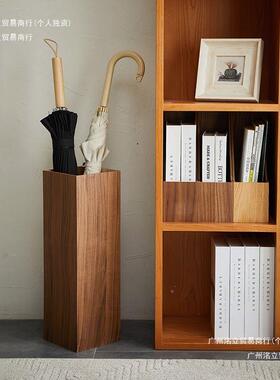 收入户口日式放伞桶家用商用复门古木质店民宿别墅插雨JWN伞桶酒