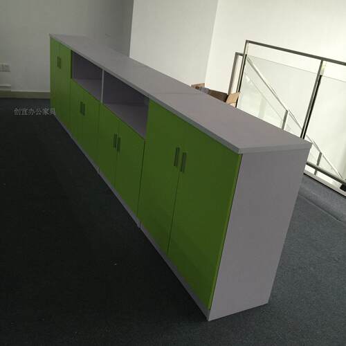 办公文件资料储物移门矮柜