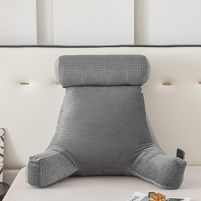 床头靠垫软包床枕上靠水波纹靠阅读大靠枕背背垫读书2023-A护腰枕