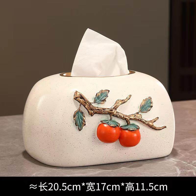 新中式陶瓷创巾盒抽客厅茶几摆件轻无品牌/奢纸意家用餐巾纸装饰,收纳整理,纸巾盒,淘宝优惠券,粉丝福利购,淘宝优惠卷