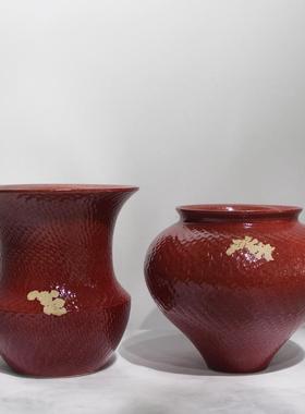 瓷花瓶摆件ZHL新客厅餐桌陶办瓷大花瓶酒店房公室装饰品摆陶件