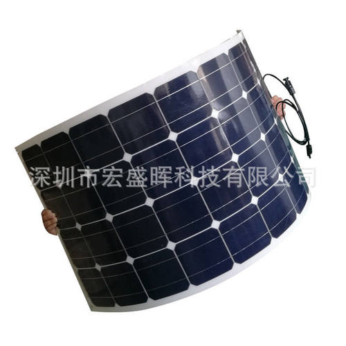 100W单晶柔性太阳能板18V充电