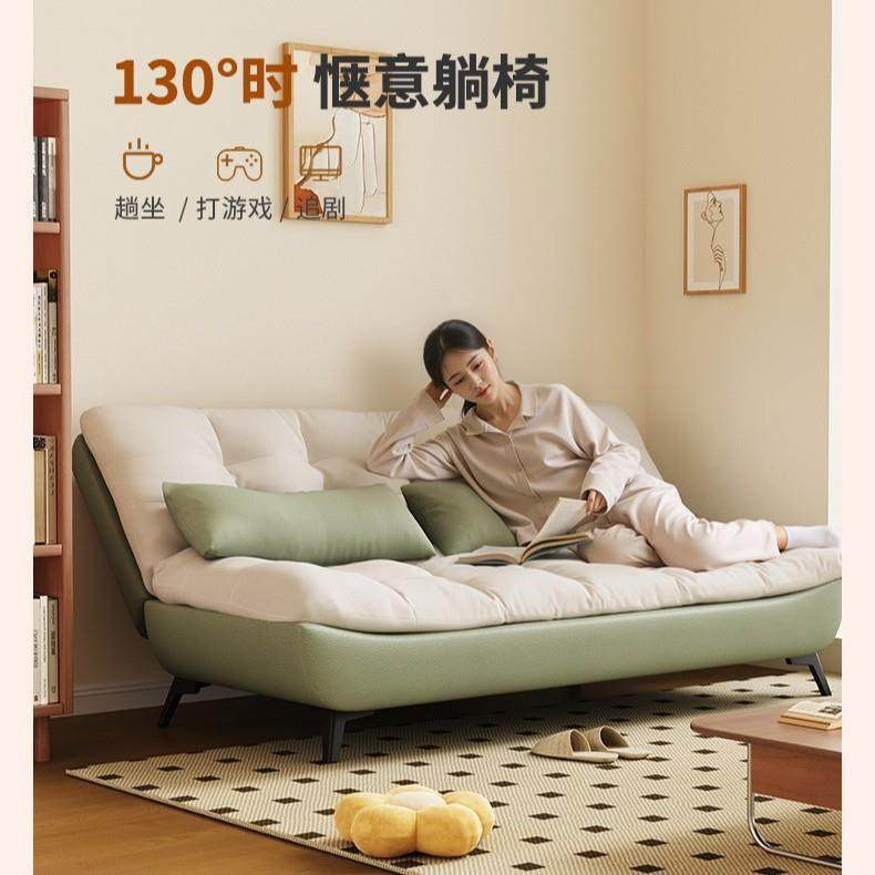 折叠沙寓床SZJ厅小户客型沙发发出租屋小公沙发床一体两用折叠沙