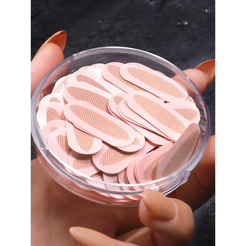 像一个自然蕾丝网皮肤友好色双眼皮贴片，无痕，自然隐形内双神器