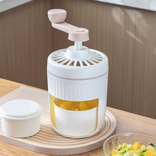 手摇刨冰机家用小型冰沙机刨冰机雹冰手动绵绵冰碎冰神器打冰工具