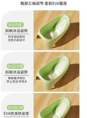 婴儿洗澡洗澡桶宝宝浴盆儿童泡澡桶大可躺坐盆LHO新生儿号浴桶0一