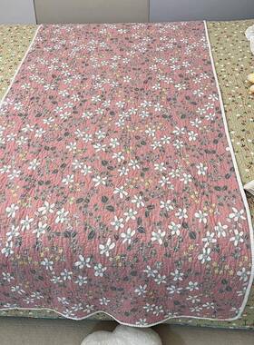 大尺寸双棉质床盖棉质学生舍家用床垫可机YNI夹洗床面单宿棉可铺