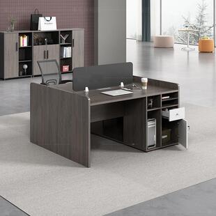 职办公桌FRY20211椅组合简现代员2/4//8位员工室财务约电脑卡6座