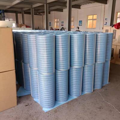 除椭圆纳米膜纸滤芯TJQ静尘滤芯纳米滤筒覆覆膜防电除尘空气滤芯