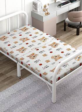 便携铁WYH床陪护床办家用租出屋叠床单人木板床公室午折休床简易