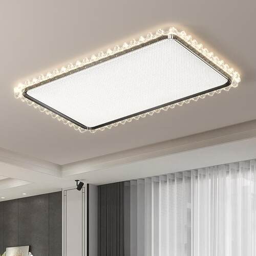 高品卧质现代轻奢亮LED745圆形护高眼吸书房主灯智能房间客厅顶灯
