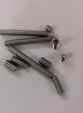 SUS304SMX不钢GB80DI916内六锈角凹端紧定止付机米螺丝M1N.6M2系