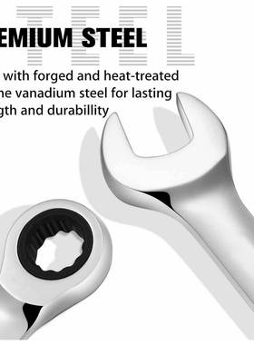 新款花可转TJX开口油棘轮扳手梅扳万用卡两口快速管棘轮开口用扳