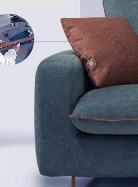 大利原装进口Di意enne端双人沙发高KIQ床现代客厅能多功可拆洗Clu