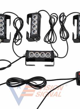 1-24V汽车1LE2D爆闪灯一拖四汽车中网灯V12-24货车卡DEY车6侧边灯