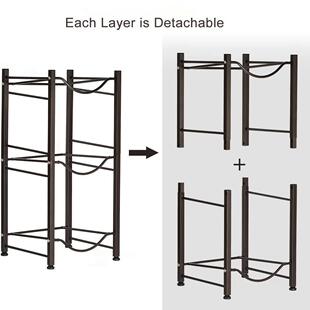 新水三层桶架HUOZHEN0、放三桶装水支架陈列架倒置、纯净水桶置架