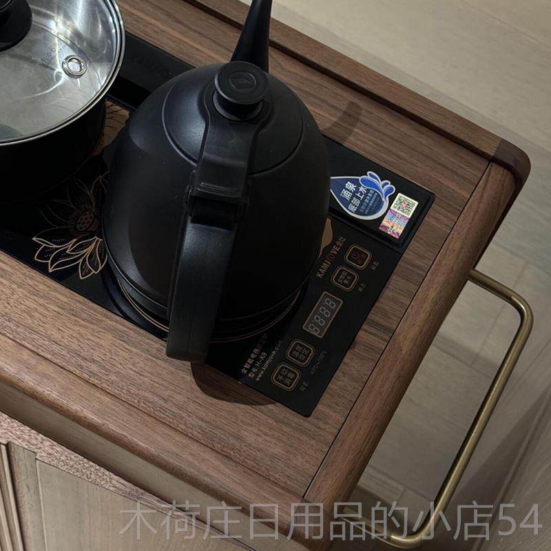 正品新中式实木茶桌2端025新款高台办公茶一体现代茶馆泡桌茶桌书