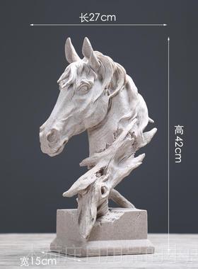 正品创现代意砂创狮子摆件意岩酒吧橱柜客厅办公室装饰品摆件家居