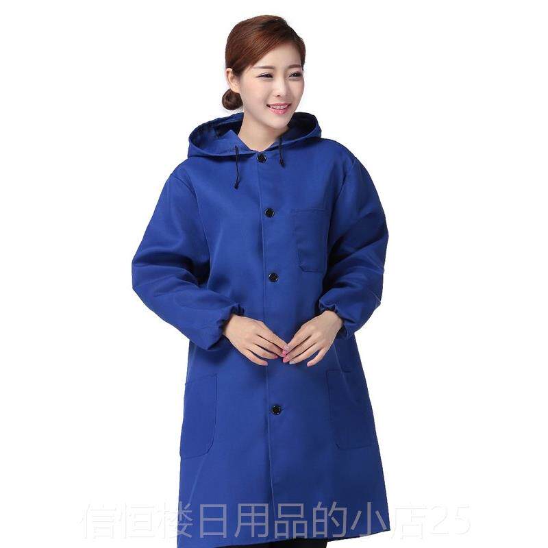高档水。春夏秋薄防脏防罩男女中长款款工作服外套褂迷彩搬运衣大