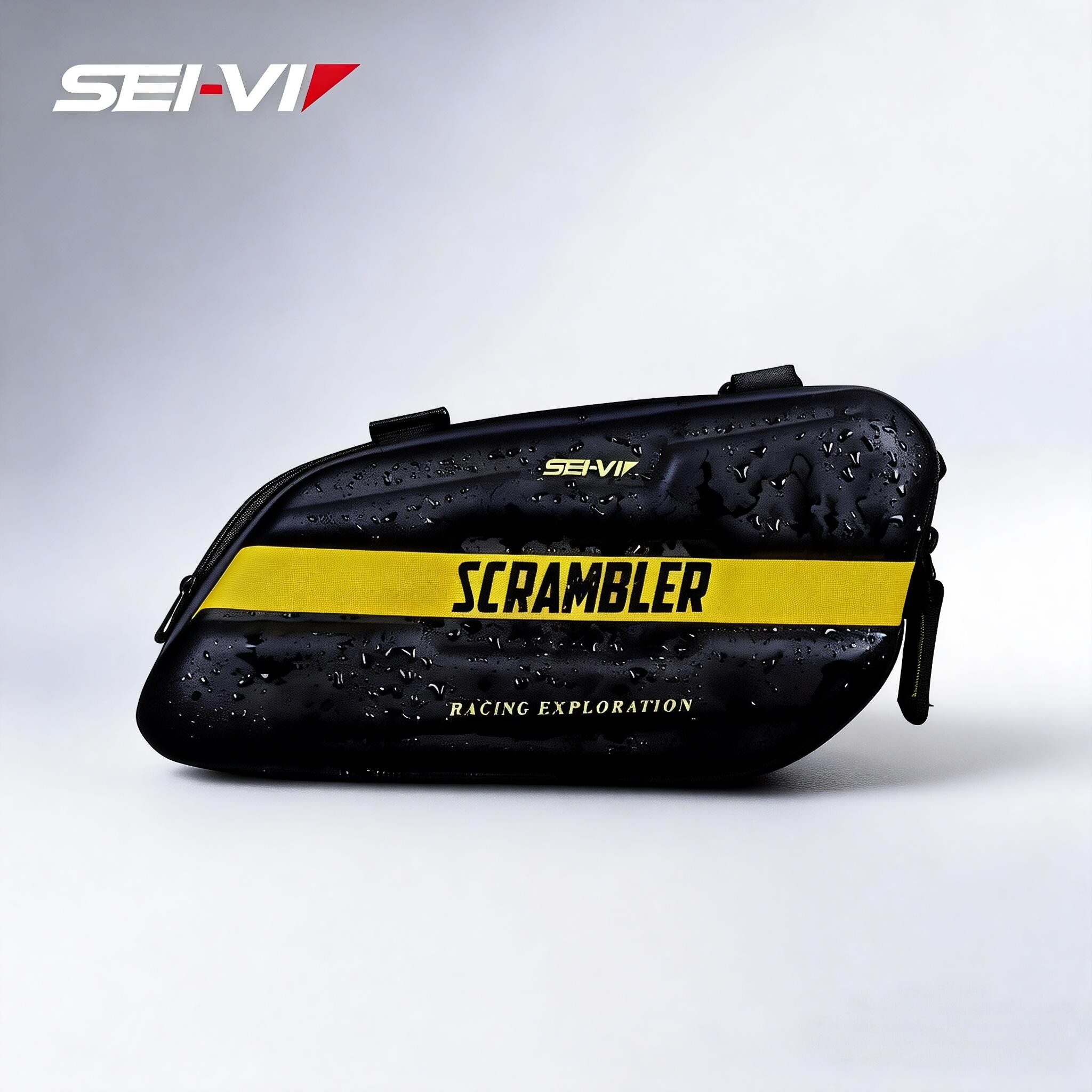 SEI-VI赛威摩托车侧边工具包硬壳防泼水边包电动边包自行车骑行包