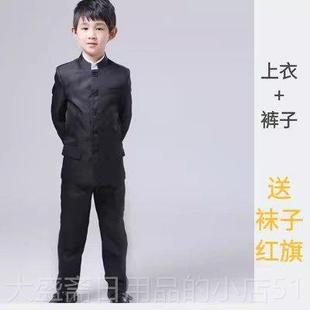 高档民国学装生演出服帽子五四青中山装演出服覆青古合唱年年装学