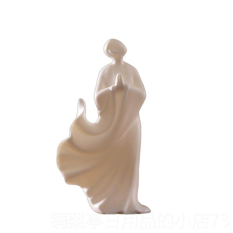 正品鸿创意茶宠汉摆件陶瓷禅意摆件客茶道零配装饰新中厅人物式工