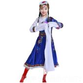 一水袖 正品 儿童藏族出服六装 女童表演服男童蒙古舞服蹈演少数民族
